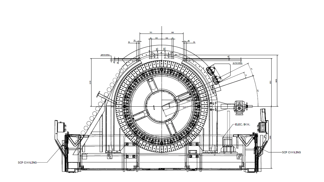 Plano as-built 2D generado a partir del escaneo 3D