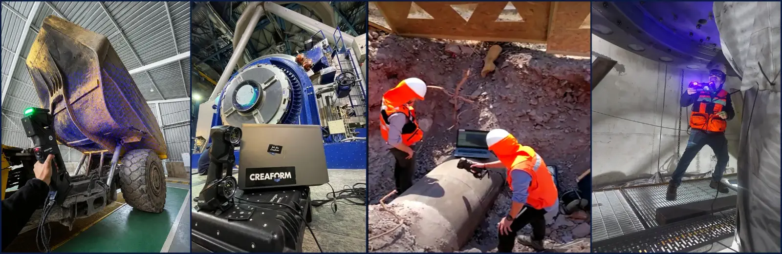 Servicios de ingeniería de Talentum: escaneo 3D en terreno y taller