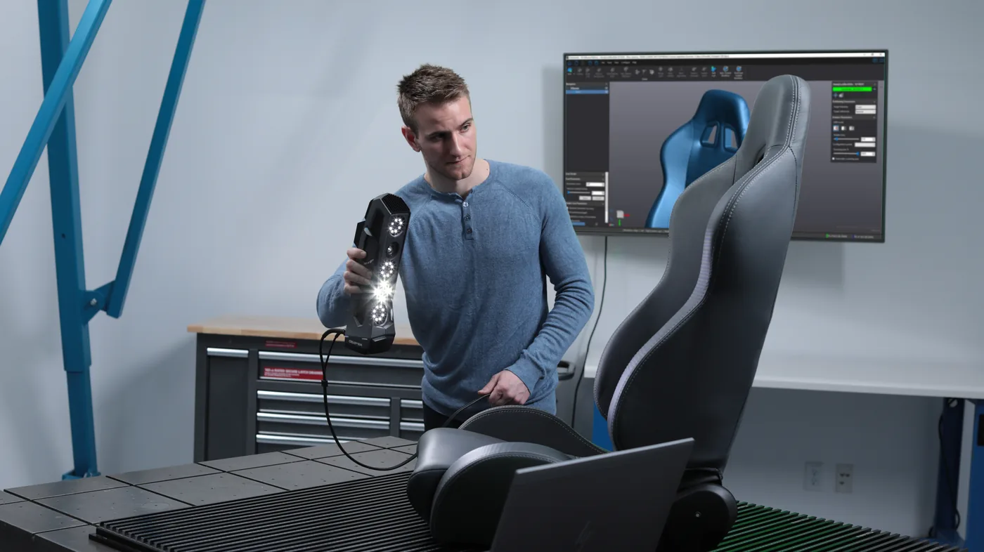 Go!SCAN 3D SPARK en un laboratorio de inspección y metrología